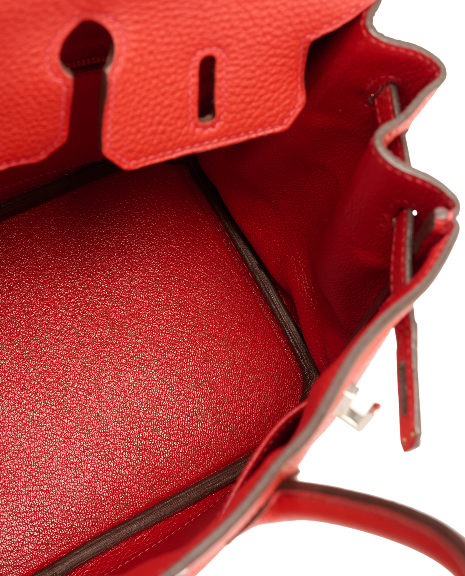 Birkin 25 In Togo Vermillon, &pound;14,000, Handbags, Red, Leather, Other view
